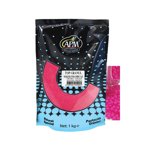 Top Granül Şeker Frambuaz 1 Kg